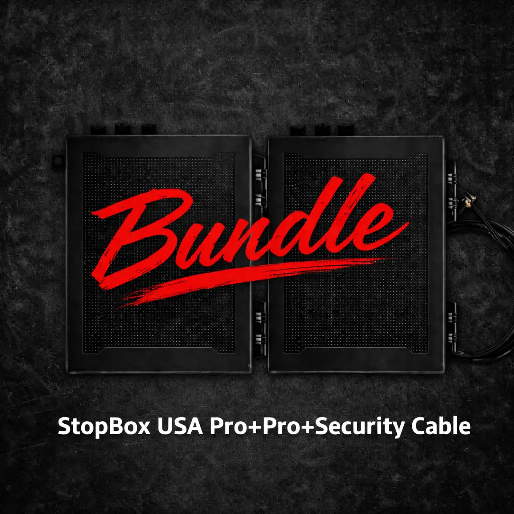 StopBox® 2x Pro + Cable Bundle | Dual-Location Firearm Security StopBox
