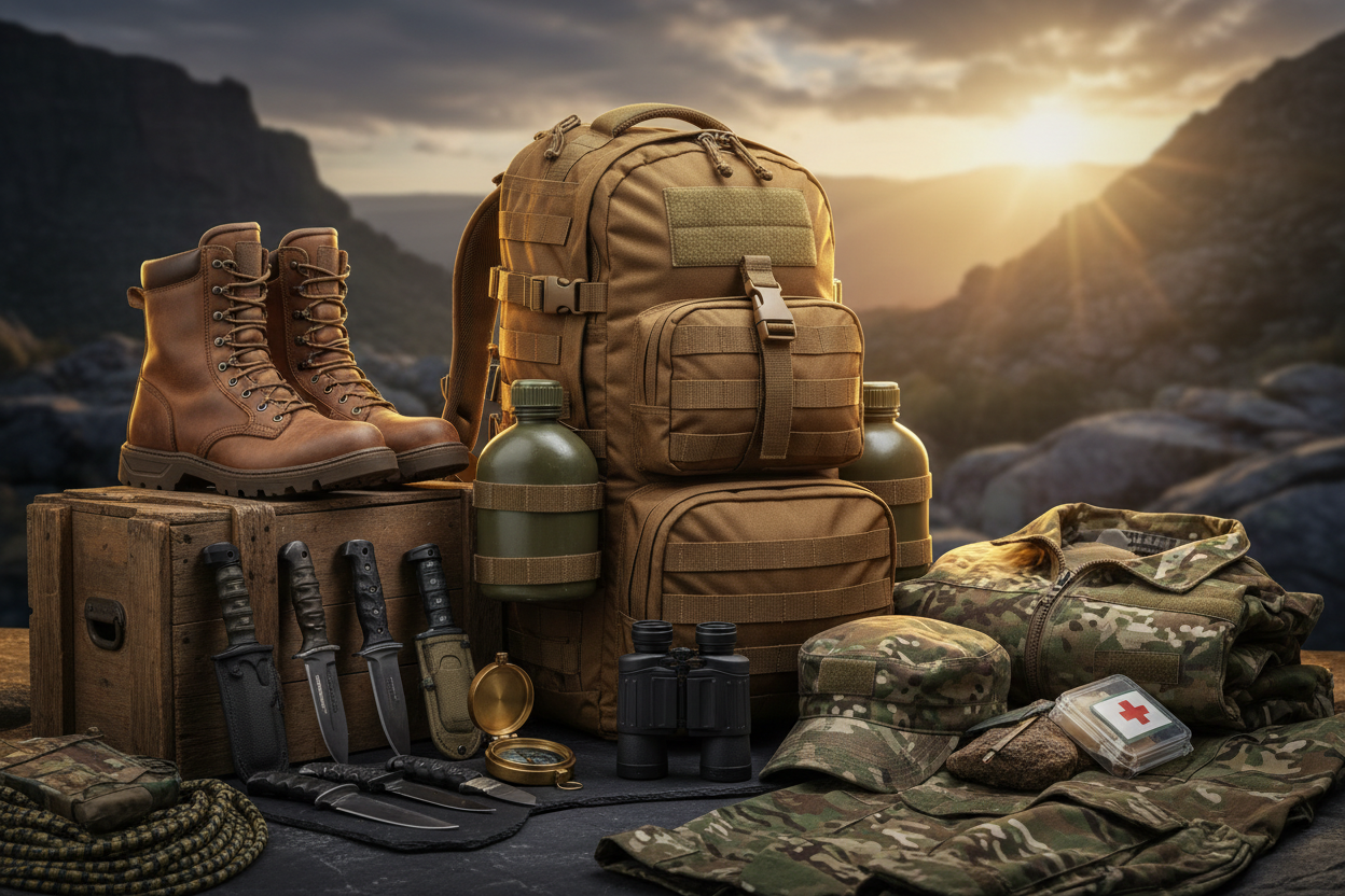 outdoor & field gear with no wording